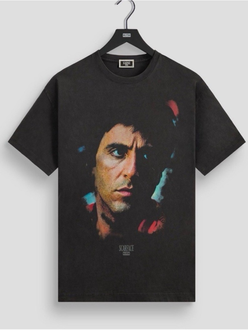 Kith x Scarface Tony Portrait Vintage Tee Black XL Graphic T-Shirt Streetwear